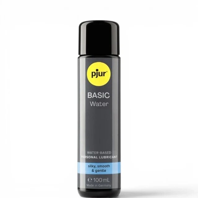 PJUR Lubrifiant pe bază de apă Basic Water textură mătăsoasă hidratant fără uleiuri 100 ml