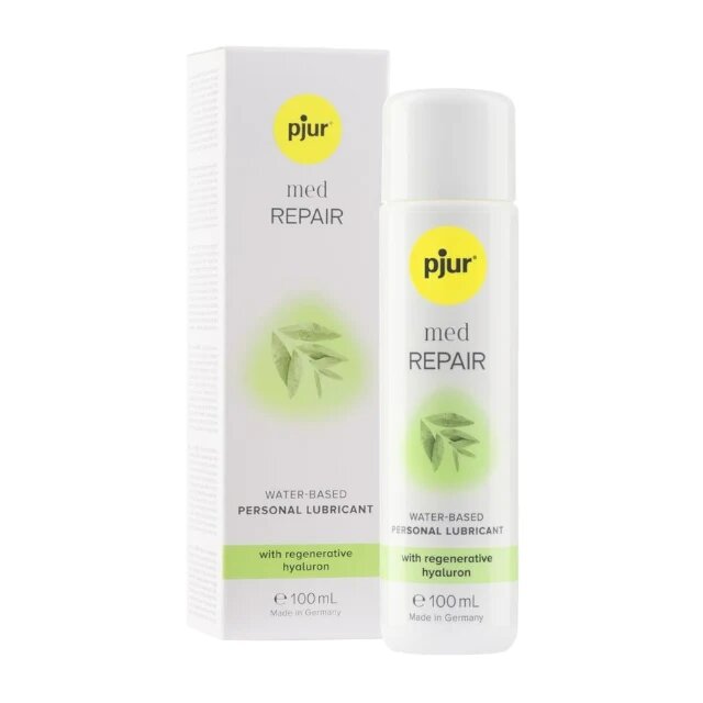 PJUR Lubrifiant pe bază de apă Med Repair cu acid hialuronic testat dermatologic fără parabeni 100 ml