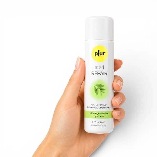 PJUR Lubrifiant pe bază de apă Med Repair cu acid hialuronic testat dermatologic fără parabeni 100 ml