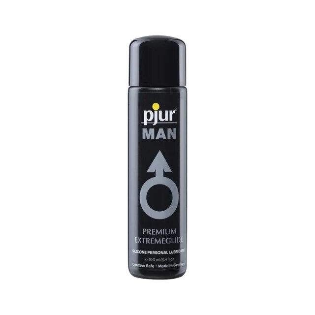 PJUR Lubrifiant pe bază de silicon Man Premium EXTREME pentru bărbați fără parfum și parabeni compatibil cu prezervative și jucării erotice 100 ml