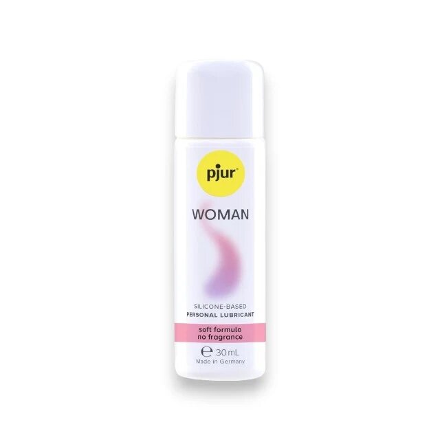 PJUR Lubrifiant pe bază de silicon Woman Softer Formula pentru femei fără parfum testat dermatologic compatibil cu prezervative 30 ml