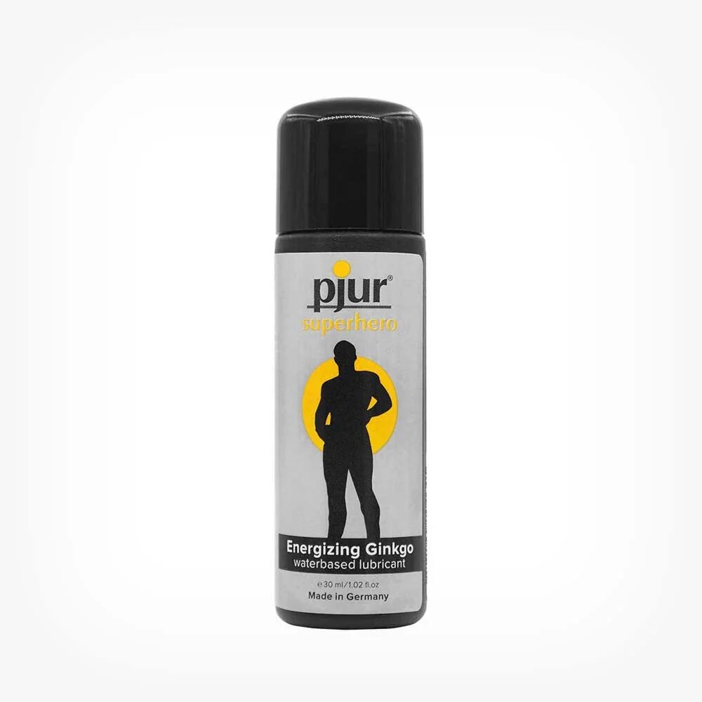 PJUR Lubrifiant premium stimulare SuperHero Ginkgo pentru bărbați 30 ml