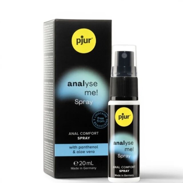 PJUR Spray anal Analyse me! Anal Comfort pentru sex anal și relaxare anală 20 ml
