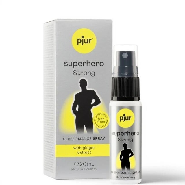PJUR Spray concentrat Superhero Performance STRONG pentru întarzierea ejacularii și stimularea erecției 20 ml