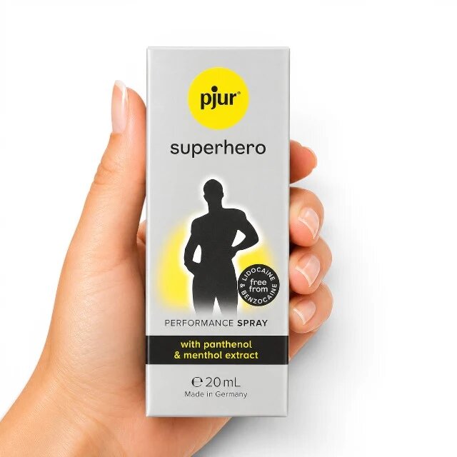 PJUR Spray Superhero Performance pentru întarzierea ejacularii 20 ml