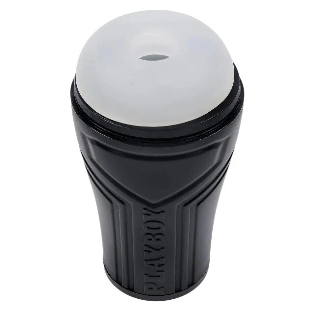 Playboy Masturbator The Urge Small din TPE texturat pentru stimulare intensă rezistent la apă lungime 17 cm negru