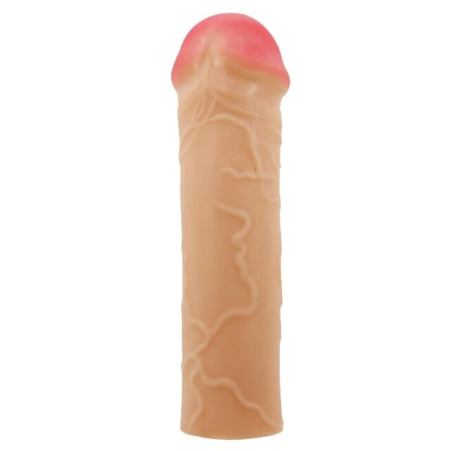 PRETTYLOVE Manșon Nile din TPR pentru extensia și îngroșarea penisului +2.5 cm în lungime culoarea pielii