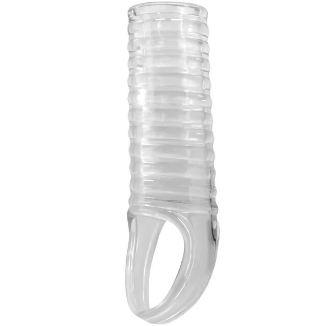 PRETTYLOVE Manșon pentru penis Hartman cu inel pentru testicule pentru îngroșare stimulare și erecție transparent