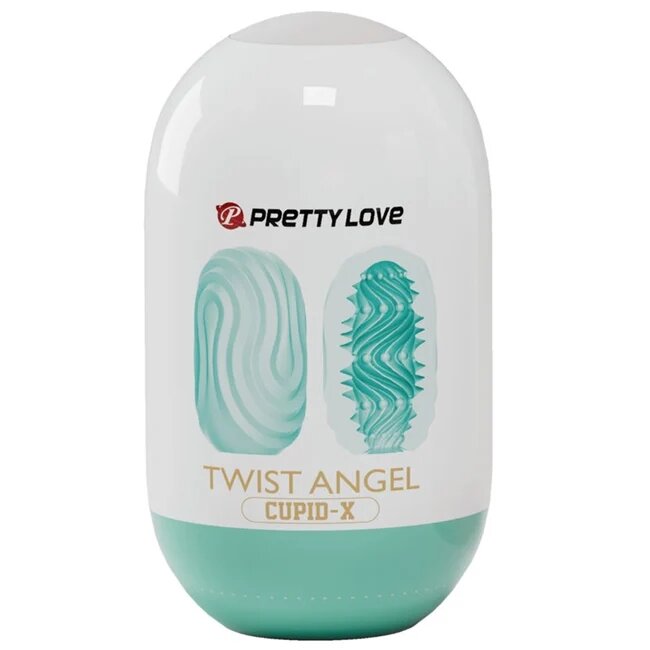 PRETTYLOVE Ou - Twist Angel EGG pentru masturbare rezistent la apa