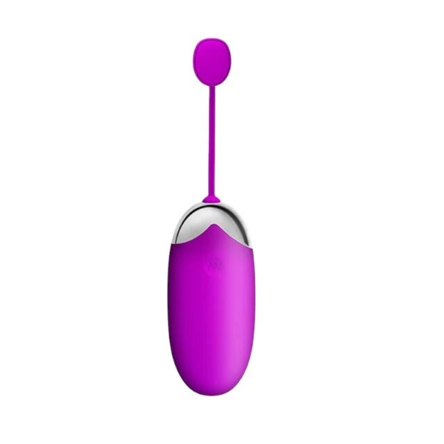PRETTYLOVE Ou vibrator PRETTYLOVE - Abner control prin aplicație 12 funcții de vibrație 7.5 cm x 3.3 cm mov