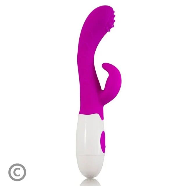 PRETTYLOVE Vibrator ARTHUR cu stimulator și 7 functii de vibratii