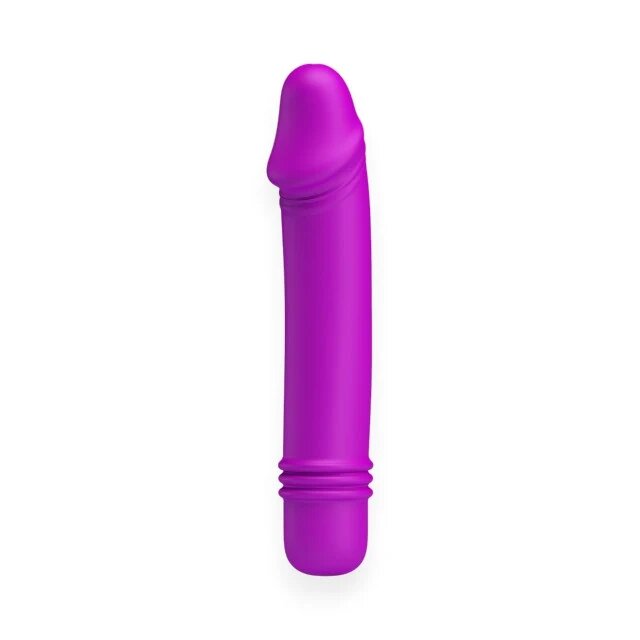 PRETTYLOVE Vibrator Emily cu 10 funcții de vibrație din silicon design ușor curbat rezistent la apă 12.7 cm roz