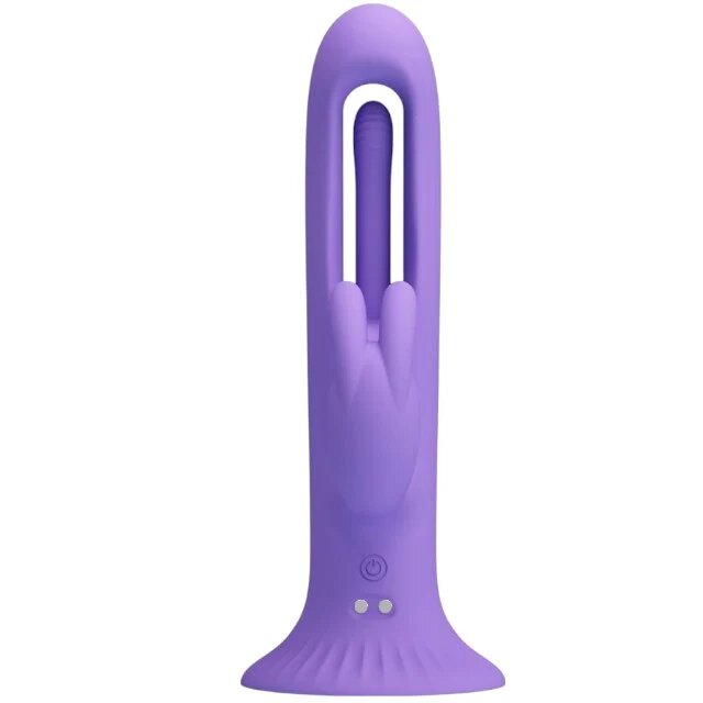 PRETTYLOVE Vibrator rabbit Killmoulis 4 funcții de mișcări ritmice 12 funcții de vibrație rezistent la apă mov