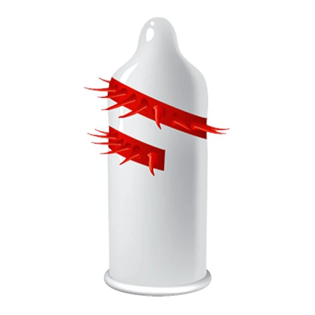  Prezervativ stimulator EGZO Dragon Lord’s Red - Soft cu texturi proeminente din latex diametru 52 mm 1 buc.