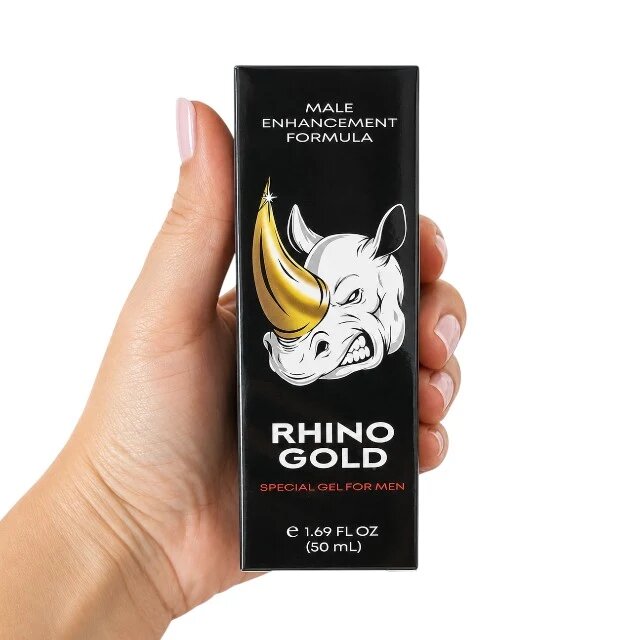 RHINO GOLD Gel Original pentru mărirea penisului erecții puternice potență și libido 50 ml