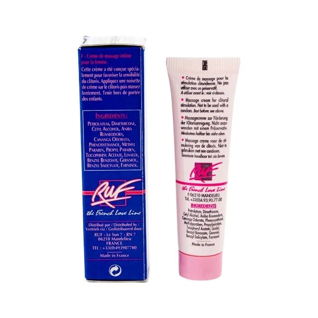 RUF Cremă Nymphorgasmic pentru stimularea clitorisului cu efect de încălzire delicat 15 ml