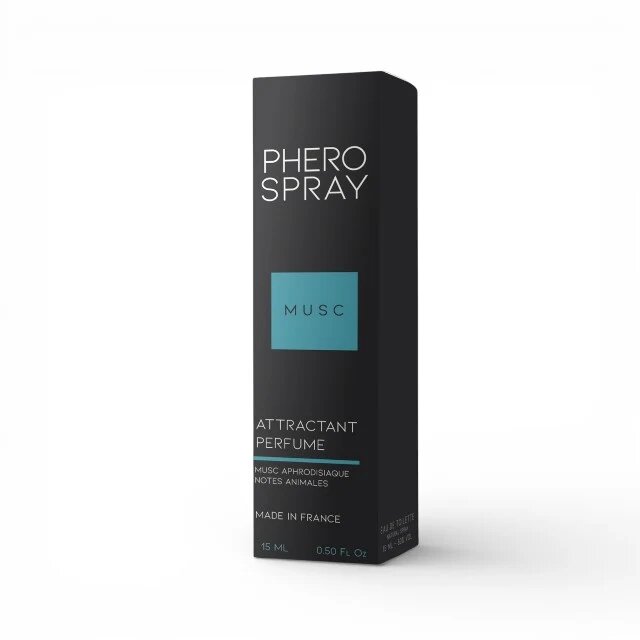 RUF Parfum cu feromoni Phero Spray pentru bărbați note de mosc cu accente afrodisiace 15 ml