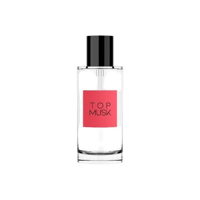 RUF Parfum cu feromoni Top Musk For Men pentru bărbați cu note de lămâie pin și lemn de cedru 50 ml
