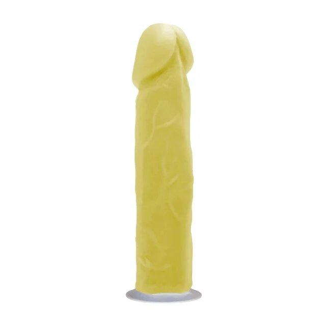 S LINE Săpun în formă de penis S-LINE Dicky Soap bază cu ventuză perfect ca un cadou sexy și amuzant galben