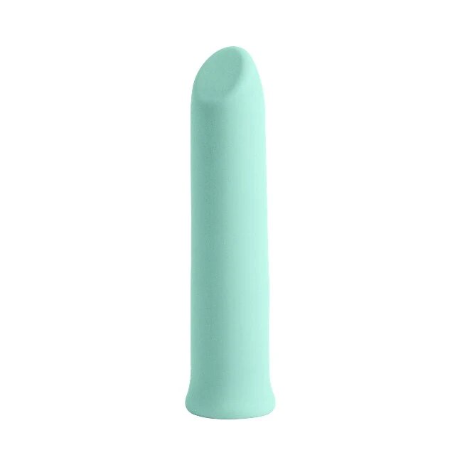 S PLEASURES Stimulator clitoris Velvet Bullet 10 funcții de vibrație din silicon medical rezistent la apă culoare turcoaz