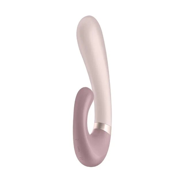 Satisfyer Vibrator rabbit Heat Wave Vibrator cu stimulare dublă funcție de încălzire control prin aplicație roz
