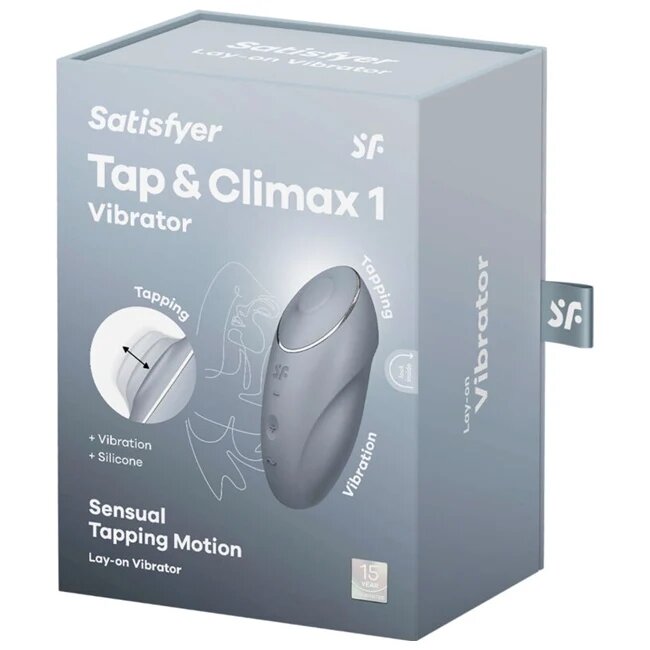 Satisfyer Vibrator - TAP & CLIMAX tip Lay-On 11 funcții de vibrații