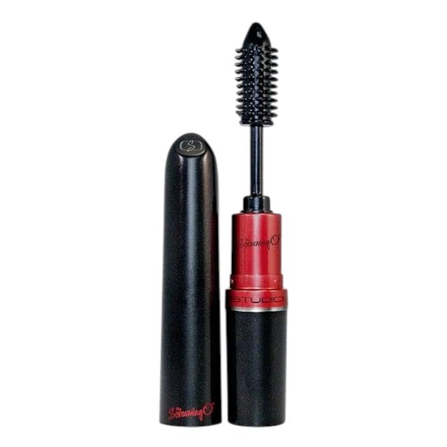 SCREAMING O Aparat de masaj Mascara Vibe în formă de rimel pentru clitoris și zone erogene 4 viteze negru cu roșu