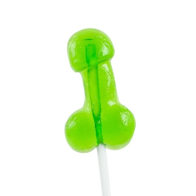 Secret Play Acadea în formă de penis DRINK ME cu gust de cocktail Caipirinha perfect ca un cadou sexy și amuzant culoare verde deschis (9977C)