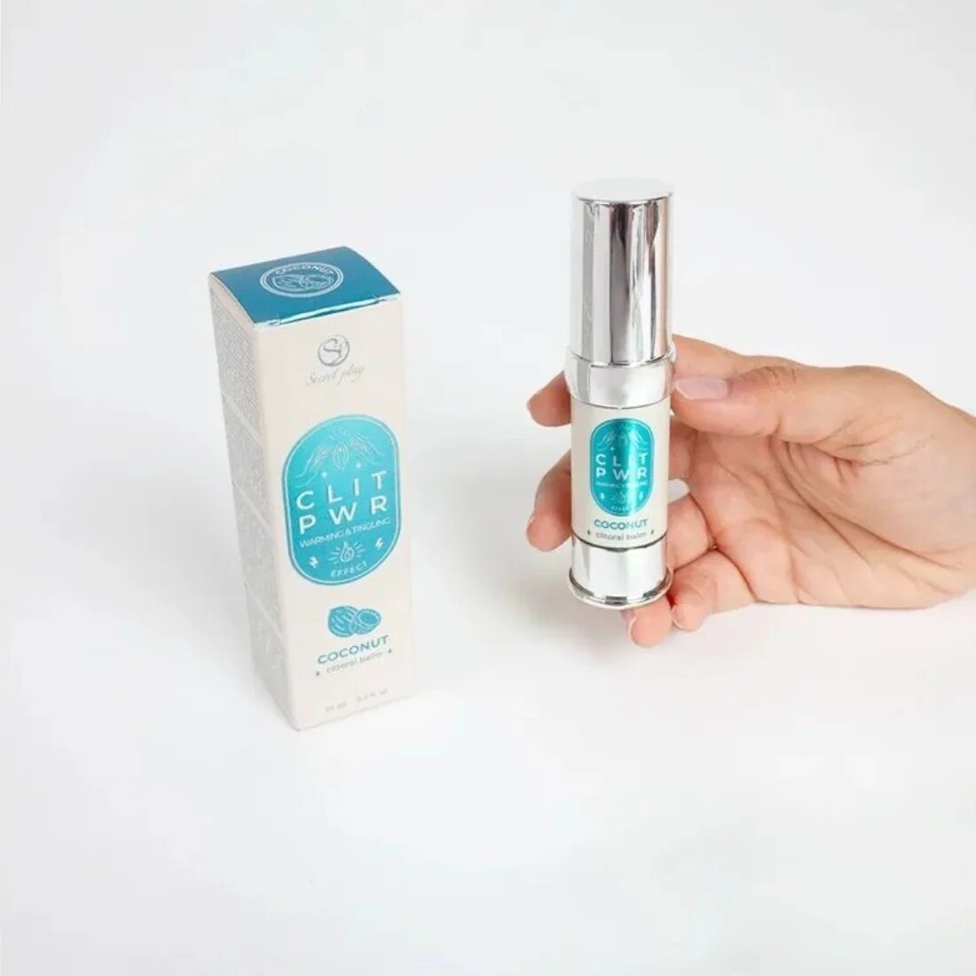 Secret Play Balsam CLIT PWR - COCONUT pentru stimularea clitorisului si orgasmului feminin 15ml
