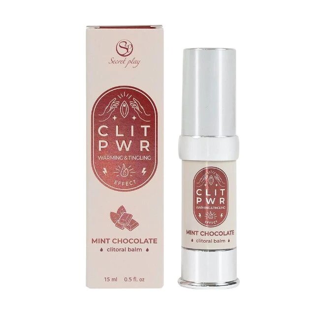 Secret Play Balsam CLIT PWR - MINT CHOCOLATE pentru stimularea clitorisului si orgasmului feminin 15ml