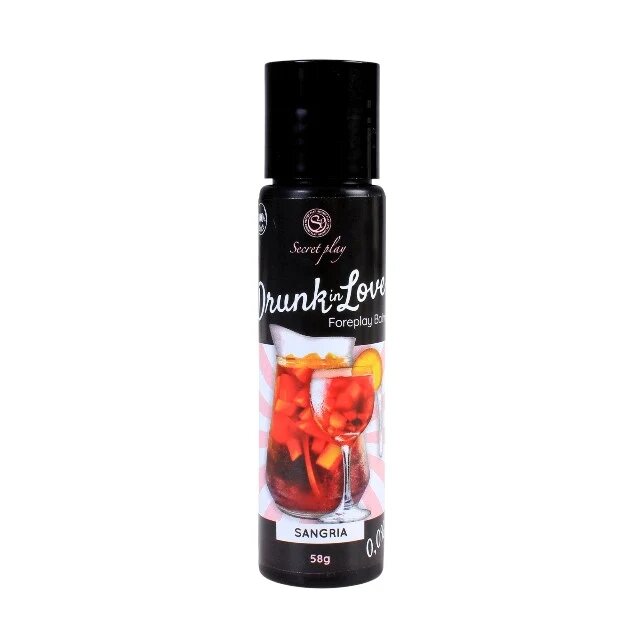 Secret Play Balsam intim comestibil Drunk in Love - Sangria pentru corp și zone erogene cu aromă de sangria 58 gr