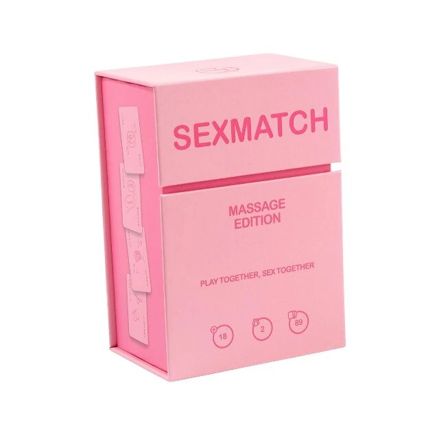 Secret Play Carti Sexmatch - Massage Edition joc pentru cupluri roz