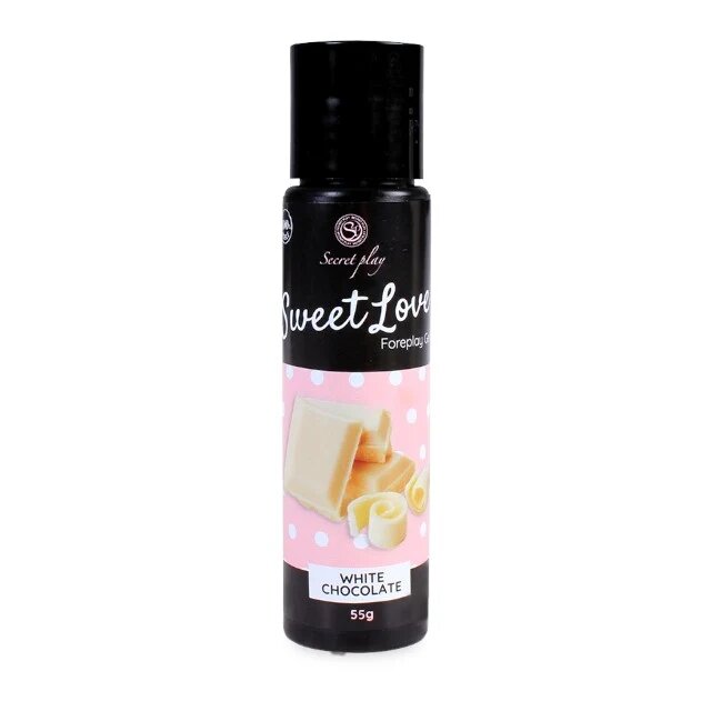 Secret Play Gel intim comestibil Sweet Love - White Chocolate cu aromă de ciocolată albă 55 gr