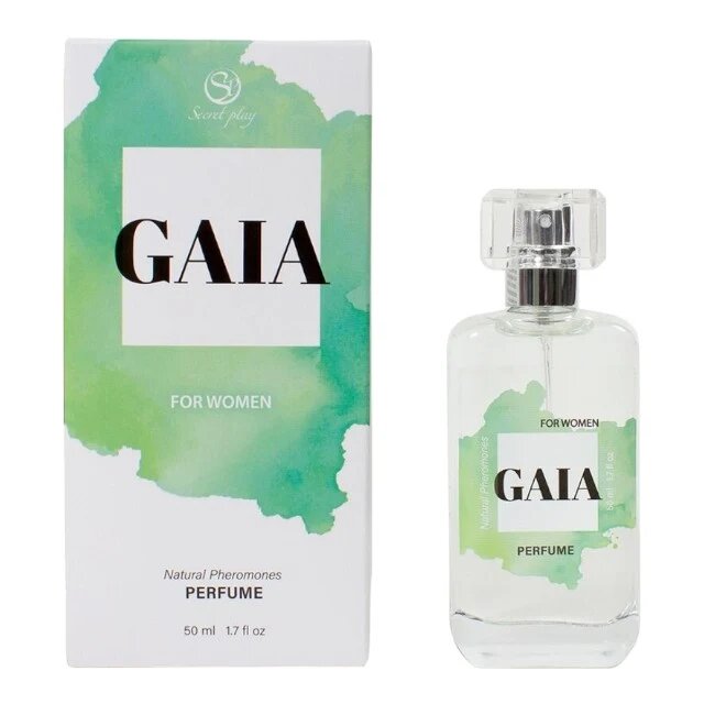 Secret Play Parfum cu feromoni GAIA cu note de citrice fructul pasiunii și lăcrămioare pentru femei verde 50 ml