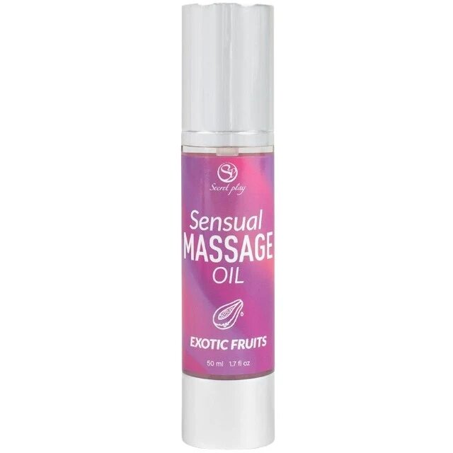 Secret Play Ulei de masaj Sensual Massage Oil - Exotic Fruits cu efect hidratant aromă de fructe exotice 50 ml