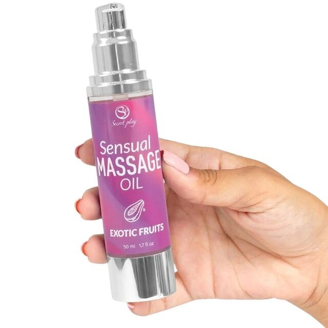 Secret Play Ulei de masaj Sensual Massage Oil - Exotic Fruits cu efect hidratant aromă de fructe exotice 50 ml