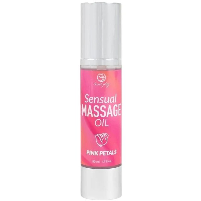 Secret Play Ulei de masaj Sensual Massage Oil - Pink Petals cu efect hidratant aromă de trandafir 50 ml