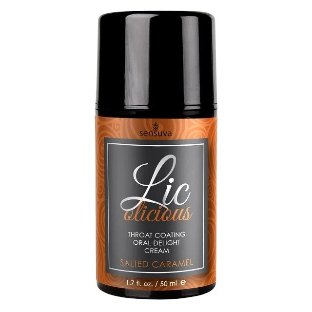 SENSUVA Cremă pentru sex oral Licolicious SALTED CARAMEL cu gust delicios de caramel sărat 50 ml