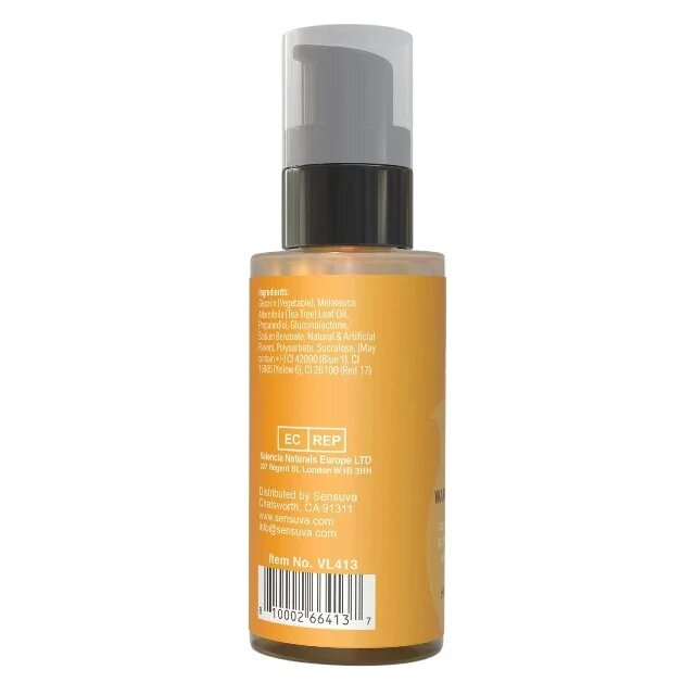 SENSUVA Gel comestibil Sizzle Lips HOT BUTTER RUM cu efect de încălzire gust de rom cu unt fierbinte 59 ml