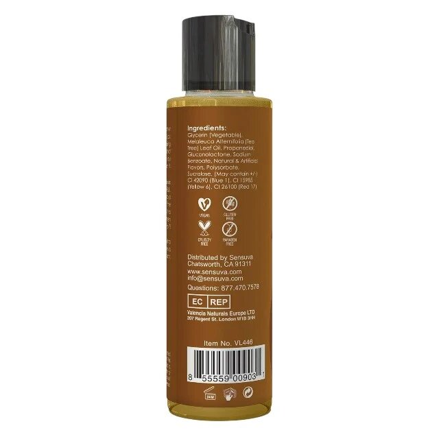 SENSUVA Gel comestibil Sizzle Lips SALTED CARAMEL cu efect de încălzire gust de caramel sărat 125 ml