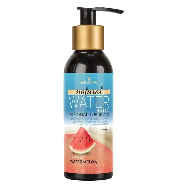 SENSUVA Gel lubrifiant - Watermelon pe baza de apa cu aroma de pepene verde 125 ml