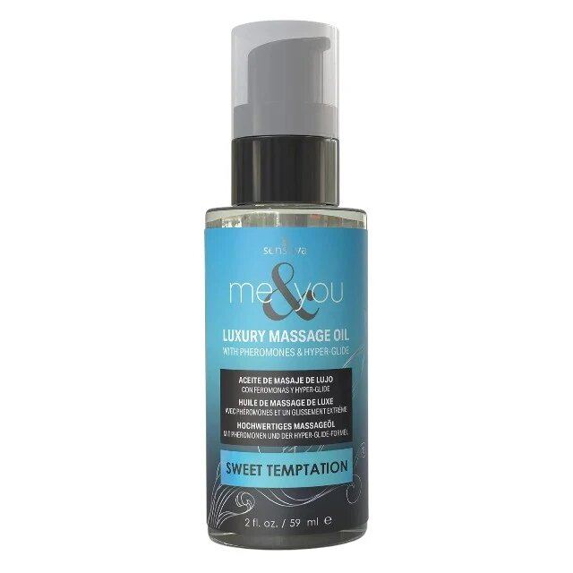 SENSUVA Ulei de masaj premium Me & You SWEET TEMPTATION ultra-glisant îmbogățit cu feromoni 59 ml