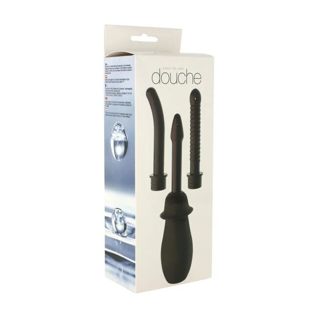 Seven Creations Set duș anal unisex cu 3 capete din silicon