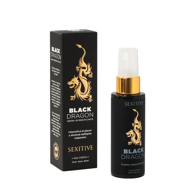 SEXITIVE Cremă intimă pentru cupluri Black Dragon pentru erecții puternice și intensificare orgasm feminin 50 ml (PTS)