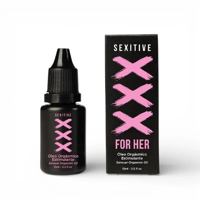 SEXITIVE Gel intim XXX For Her susține stimularea clitoridiană cu efect de încălzire ingrediente naturale textură mătăsoasă 15 ml