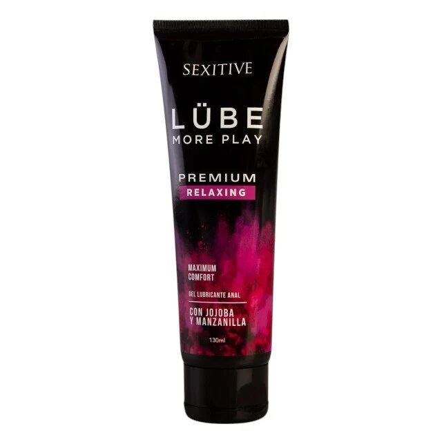 SEXITIVE Lubrifiant anal Lube Premium Relaxing pe bază de apă cu jojoba și mușețel efect relaxant și calmant 130 ml