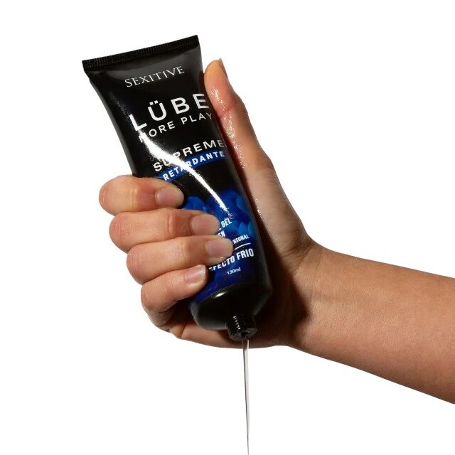 SEXITIVE Lubrifiant Lube Supreme Retardante pe bază de apă cu efect de întârziere a ejaculării efect de răcire 130 ml