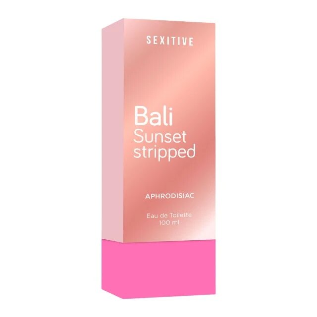 SEXITIVE Parfum cu feromoni Bali Sunset Stripped pentru femei note sărate calde și exotice 100 ml