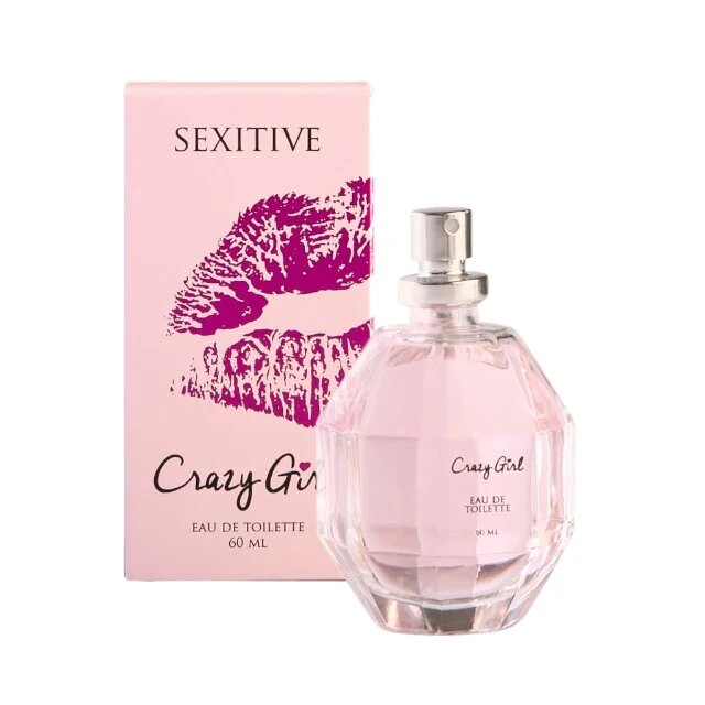 SEXITIVE Parfum cu feromoni Crazy Girl pentru femei note de zmeură lămâie Amalfi și miere albă 60 ml