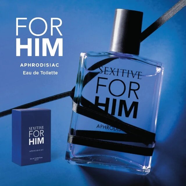 SEXITIVE Parfum cu feromoni For Him pentru bărbați note de măr verde lavandă și patchouli 100 ml